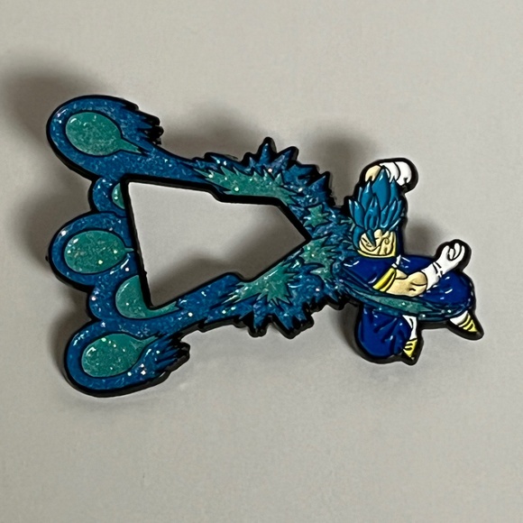 Gogeta Vegeta Dragonball Z DBZ New Era Frame Hat Pin Pins Hats Glitter - Picture 1 of 8